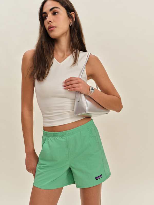 Patagonia W's Baggies Shorts - Aloe Green